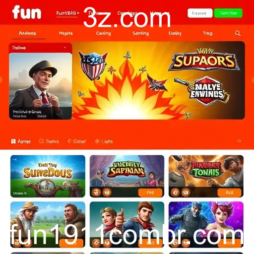 Explorando a Categoria 'Página Inicial' no site de jogos fun1911